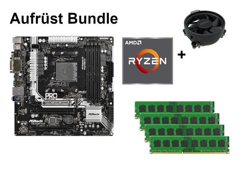 Bundle asrock ab350m - bundle,