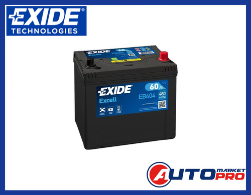 Exide excell eb604 - excell, batteria