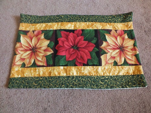 Poinsettie trapuntate lino - trapuntate,