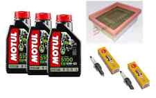 SYM MAXSYM 500 TL 2019 2020 TAGLIANDO MOTUL 5100 10W40 FILTRO ARIA E CANDELE NGK
