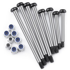 8 x controdado in acciaio Style perno cerniera per camion Traxxas Slash 2WD 2.4G RC 1/10