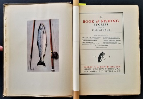 1913 antique book fishing - antique,