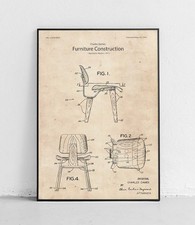 Eames Lounge Chair LCW disegno