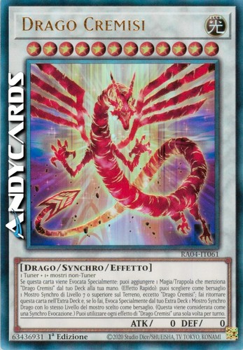 Drago cremisi - (crimson, dragon)