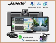 Schermo Auto Carplay 10.26" Lettore Video Wireless Android Auto GPS 4K Dash Cam NUOVO