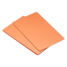 0.8mm Metallo Affari Carte,10pz Nome Carta Laser Incisione,Rosa