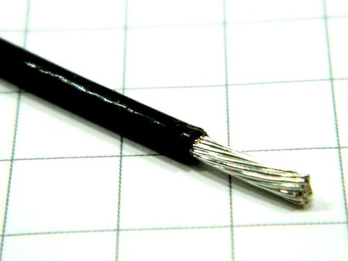 Cavo awg12 teflon nero rame - cavo,