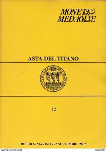 Asta del titano monete e - titano,