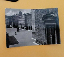 CARTOLINA ANTICA BETTONA PIAZZA COVOUR RESTI ANTICA CHIESA S. MARIA VIAGG  FRAN