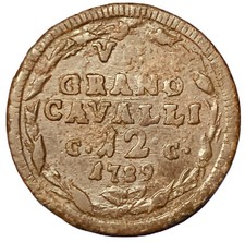UN GRANO DA 12 CAVALLI 1789 -