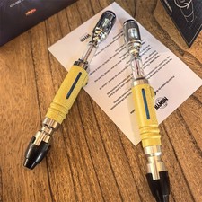 NAWYA Doctor Who 9° Cacciavite Sonico Metallo LED Scalabile Cosplay Prop Replica 