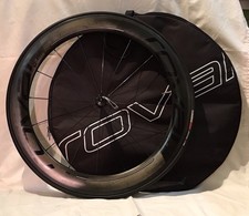 Ruota anteriore Roval Rapide CL 64 700c, pneumatico Turbo Pro Gripton, tubo e borsa