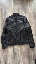 giacca pelle uomo Mango taglia