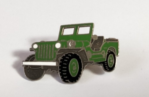 Vintage jeep pin willys - pin, green