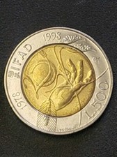 1998 ITALY 500 LIRE -