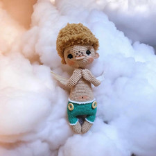 Bambola Angelica all'uncinetto