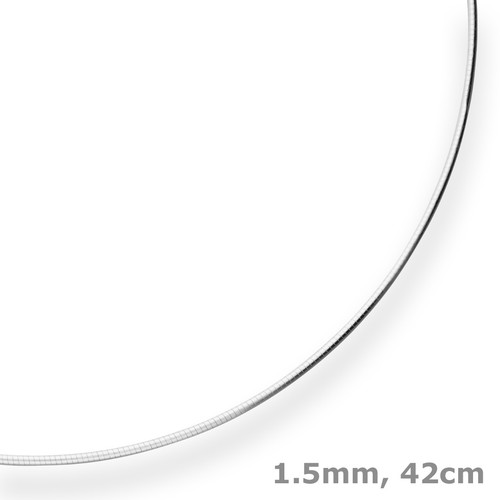 Collana rigida argento 925 - in,