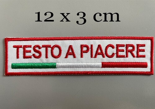 Patch personalizzata ricamata - patch,