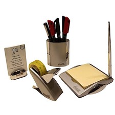 Raro set scrivania portapenne Coca Cola Cola da collezione Post It Scotch Tape vintage