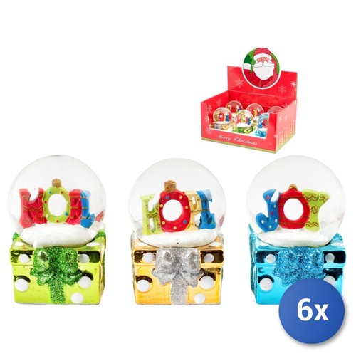 Sfere natale con neve in - neve,
