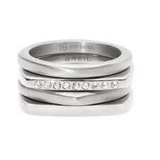 Set anelli donna breil tetra - set,