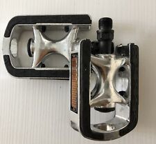 COPPIA PEDALI LUSSO ALLUMINIO BICI BICICLETTA RIFRANGENTI ANTISCIVOLO