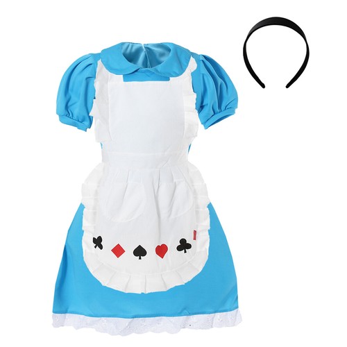 Costume bambina alice - alice, nel