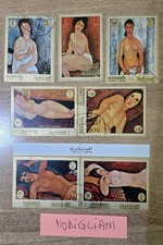 COLLEZIONE  FRANCOBOLLI N° 7   MODIGLIANI  NUDI MODIGLIANI   LOTTO  N° 19