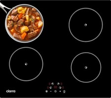 CIARRA Piano Cottura Induzione, Piastra Induzione 4 Fuochi 59 cm Vetroceramica