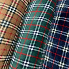 Tessuto Pile Cinigliato Scozzese 50 Cm 7266
