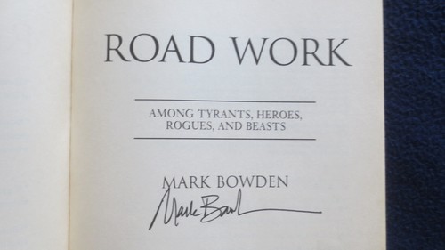 Road work signed mark - road,