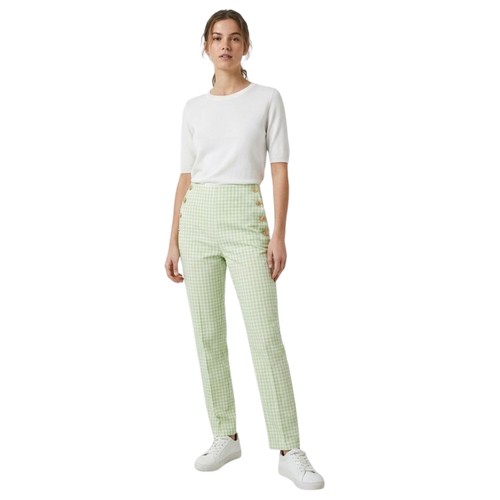 Pantaloni quadri zara verdi - pantaloni, a