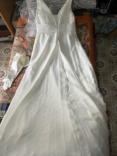 Abito da sposa taglio Impero scivolato scollo "V N.b. La Signora Era incinta