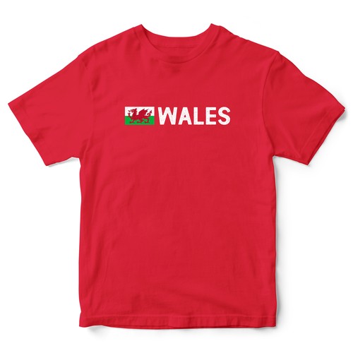Maglietta galles bambini rugby - galles,