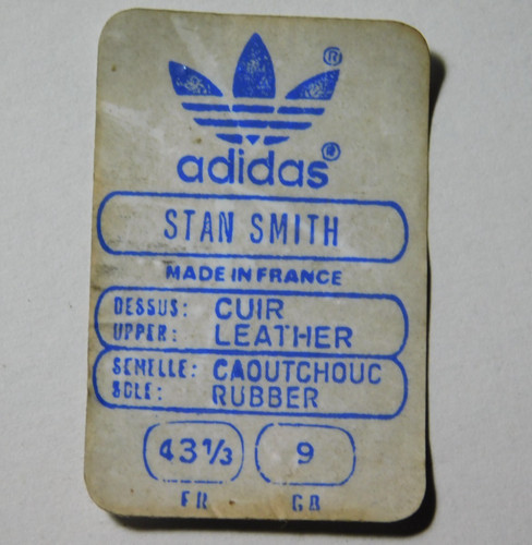 Vintage etiquette taille 43 - etiquette, de
