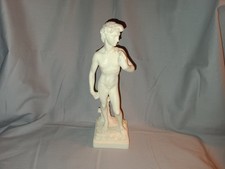 Statuina statua in resina replica David di Michelangelo alta 9,5 pollici