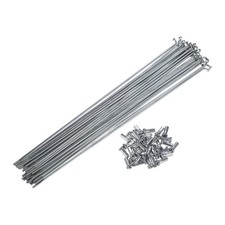 36pz 14G J Piega Bici Acciaio Raggi 8.66" Ciclo Raggi con Ugelli