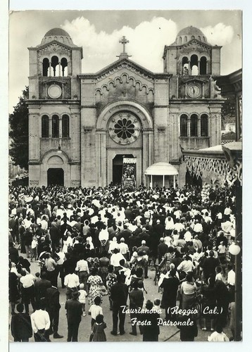 Cartolina taurianova reggio - taurianova, (reggio