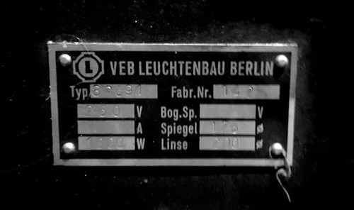 Veb leuchtenbau berlino - leuchtenbau, ddr
