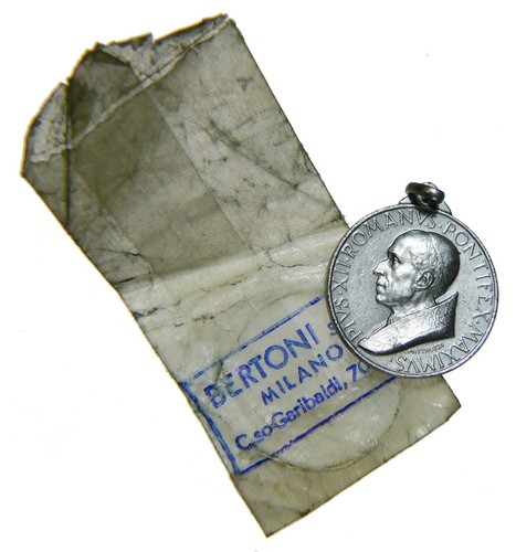 Medaglia pio xii metallo - pio,