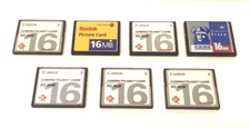 SEVEN ASSORTED 16MB COMPACT