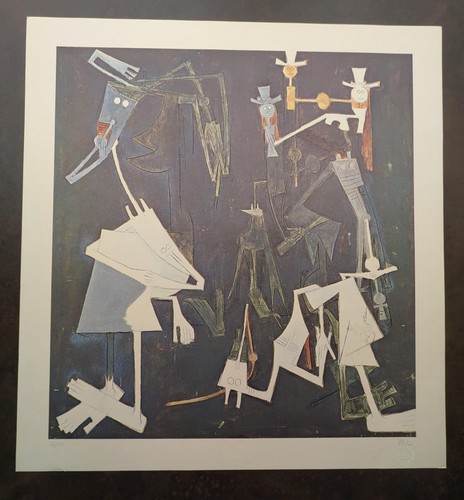 Wilfred lam litografia - wilfred,