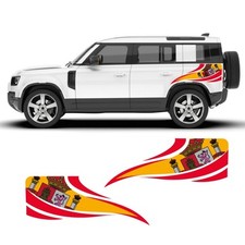Adesivi laterali land rover - adesivi,