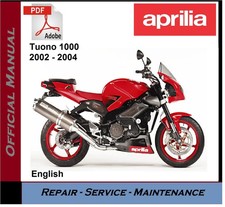 Aprilia tuono 1000 - 2002, 2003