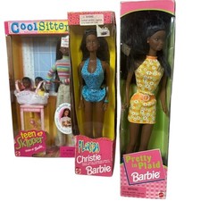 Lotto 3 Barbie afroamericane