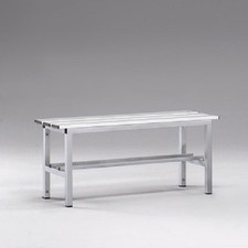 (12V) PANCA SPOGLIATOIO IN ALLUMINIO ANODIZZATO MT 1 SOLO SEDUTA