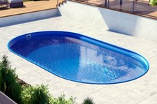 Piscina interrata ovale - , in