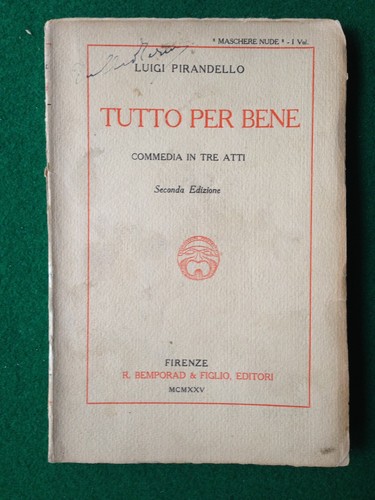 Luigi pirandello tutto per - pirandello,