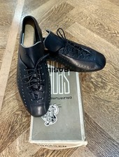 Rare Scarpe Ciclismo Brasilen Sport Vintage in Vera Pelle Tg. 40 NOS per Eroica