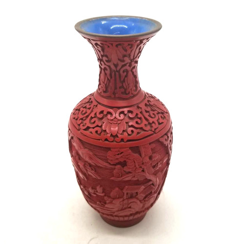 Antico vaso cinese lacca di - antico,